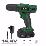 KOMA TOOLS KIT TALADRO ATORNILLADOR 14,4 V CON BATERIA 1500 mAh Y CARGADOR 08376 8425998083767