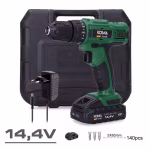 KOMA TOOLS KIT TALADRO ATORNILLADOR 14,4 V CON BATERIA 1500 mAh Y CARGADOR 08376 8425998083767