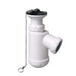 Sifón Botella Extensible Aliaxis S-61 para Lavabo y Bidé 1 1/2" (50 PZ)