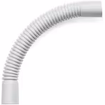 Curva Flexible PVC Enchufable Aiscan Ø25mm Gris