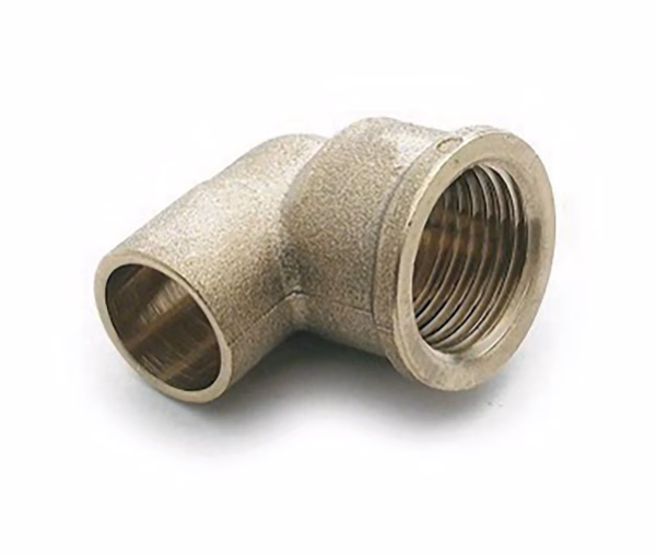 CODO 90g Cu 22x1/2" LATON