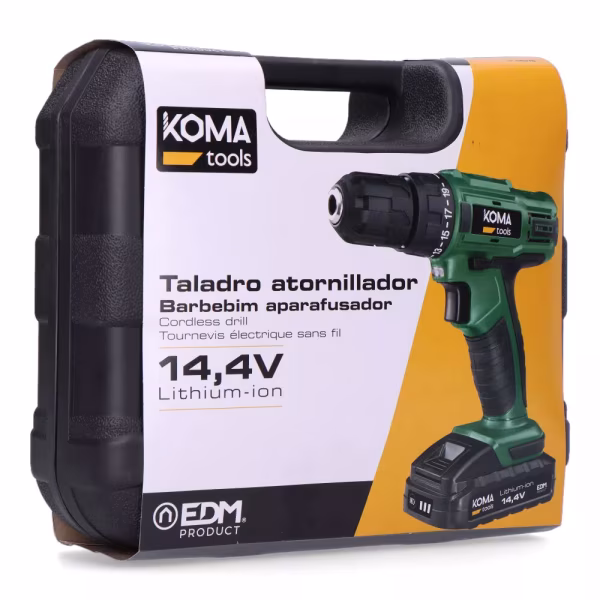 KOMA TALADRO BATERIA 14,4V 1,5A